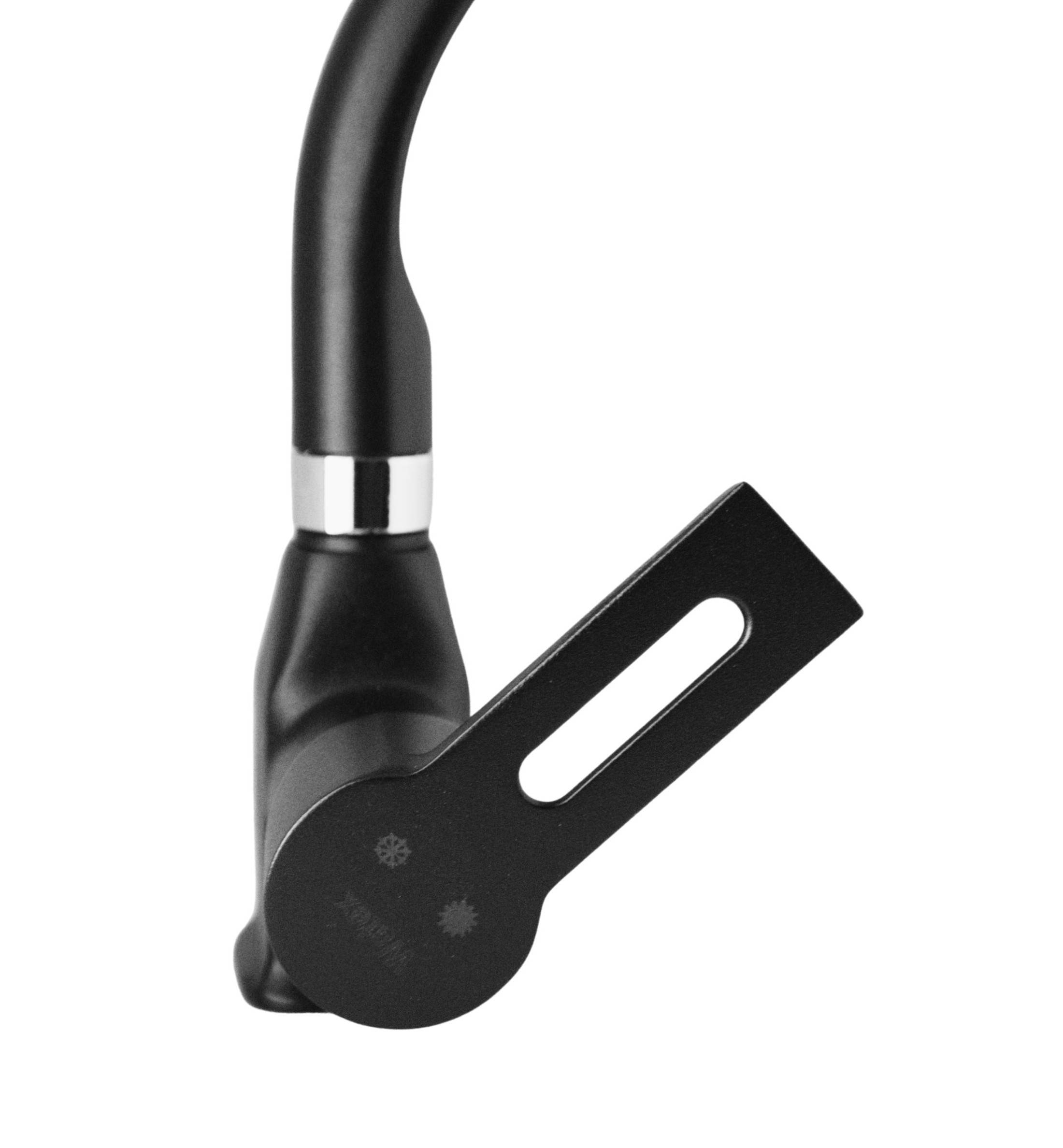 Rio Döner Borulu Lavabo Bataryası Siyah