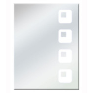 Bufera Düğmeli LED'li Ayna 80x60