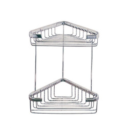 İki Raflı Üçgen Tel Süngerlik 15x15