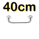 Düz Engelli Tutunma Barı 40cm