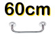 Düz Engelli Tutunma Barı 60cm