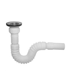 Körüklü Lavabo Evye Sifonu Ø:32